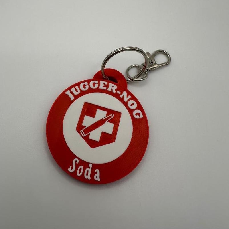 🧟 Call of Duty Zombies Perk Keychains - Juggernog, Quick Revive, Speed Cola, Double Tap