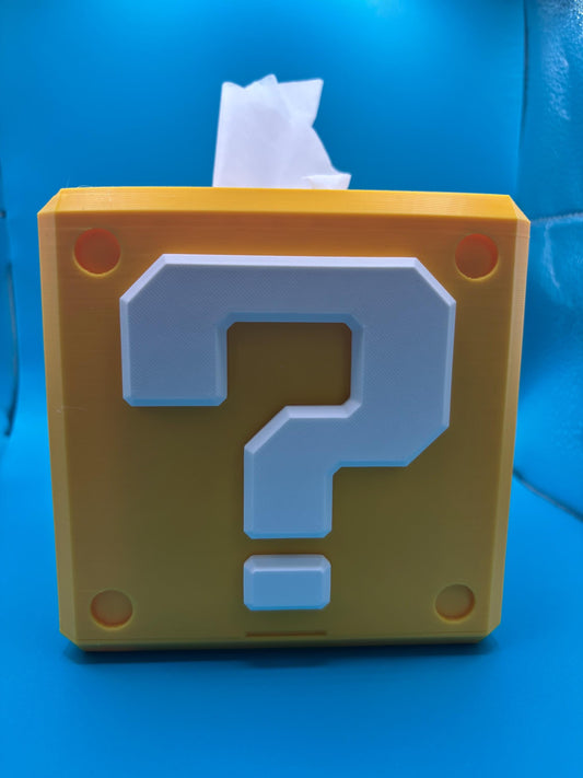 🎮 Super Mario Bros. Question Tissue Box Cover