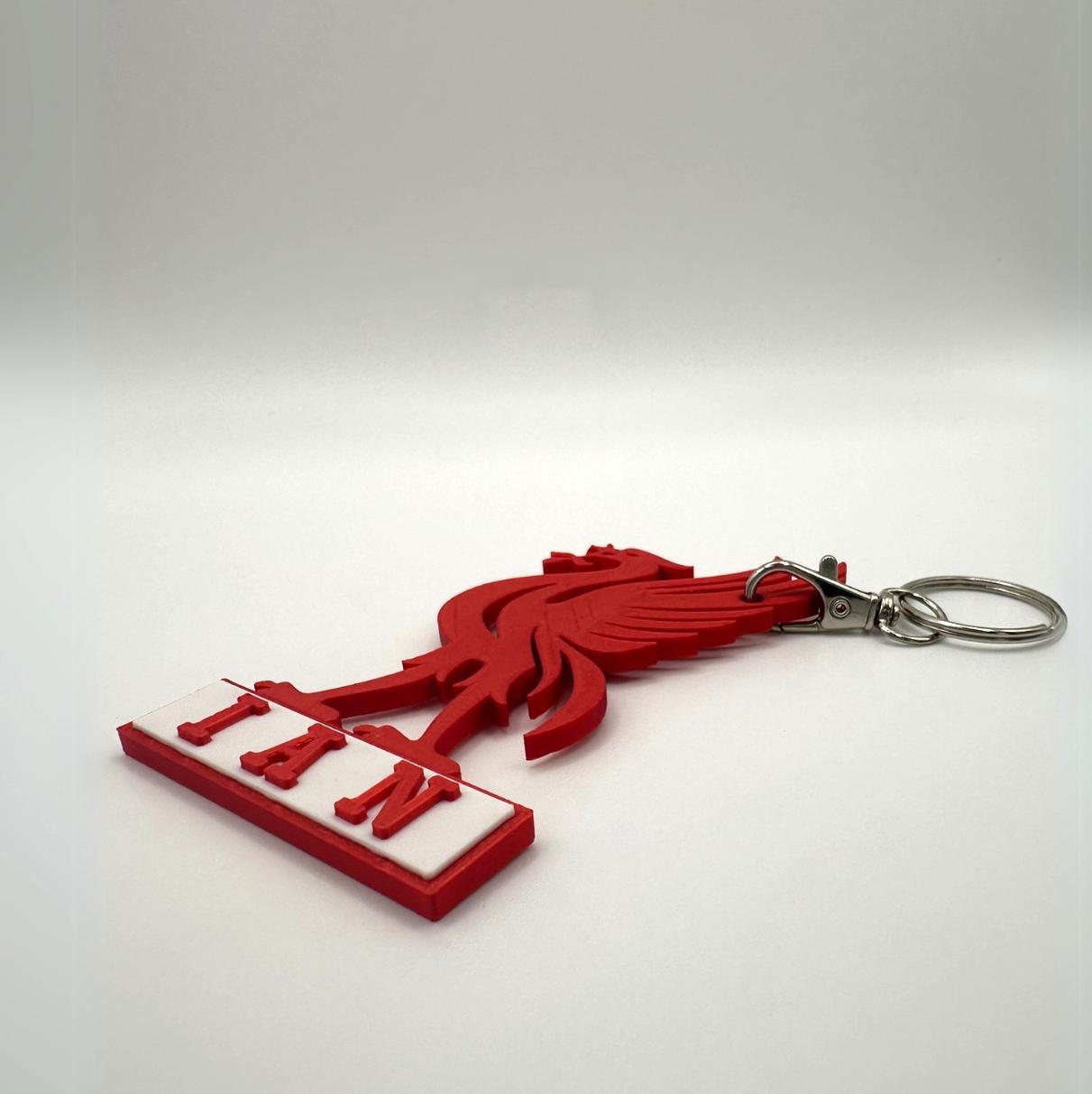 🔴 Personalised Liverpool FC-Themed Keychain