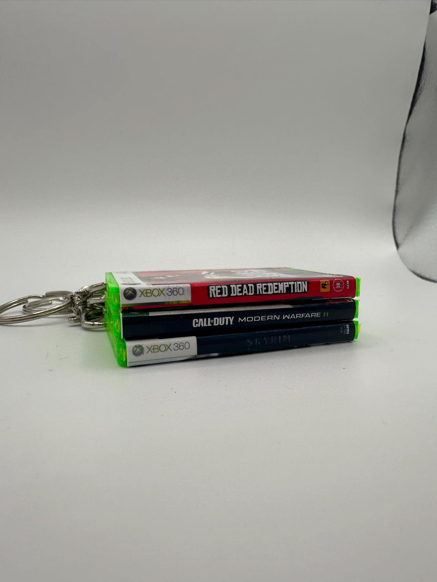 🎮 Personalised Mini Xbox 360 / Xbox One Game Case Keyring - Pick your Favourite Games!