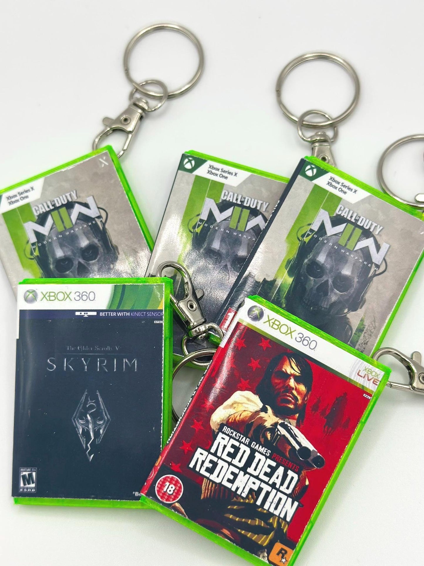 🎮 Personalised Mini Xbox 360 / Xbox One Game Case Keyring - Pick your Favourite Games!