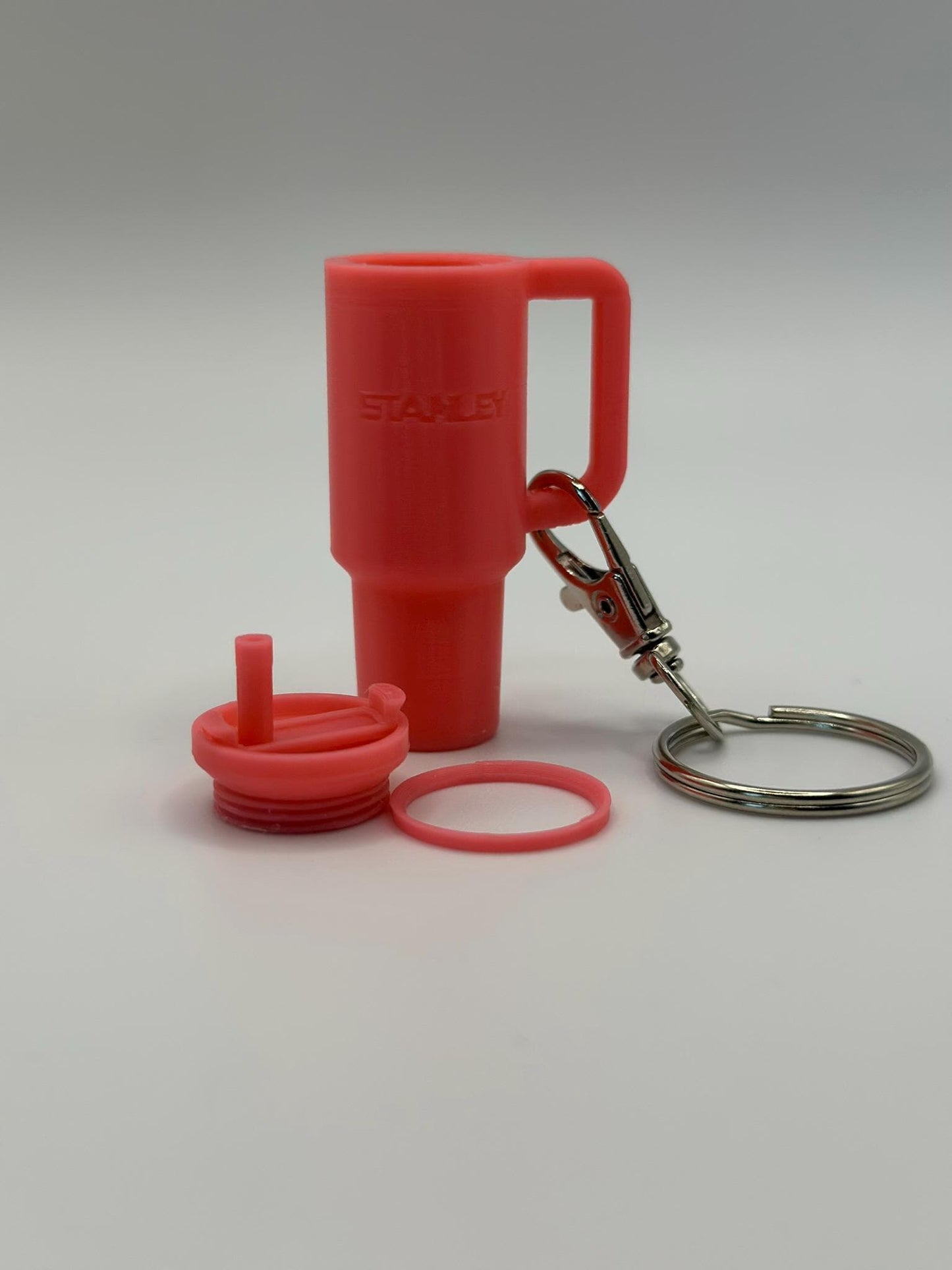 🥤 Miniature Stanley Tumbler Keychain 15 Colours with Removable Lid