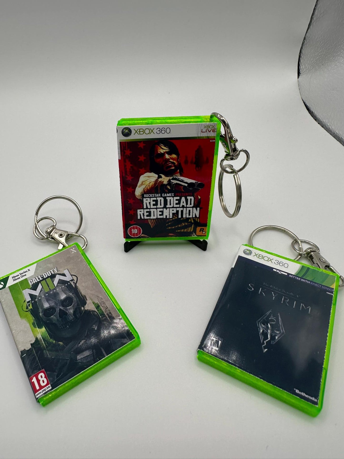 🎮 Personalised Mini Xbox 360 / Xbox One Game Case Keyring - Pick your Favourite Games!