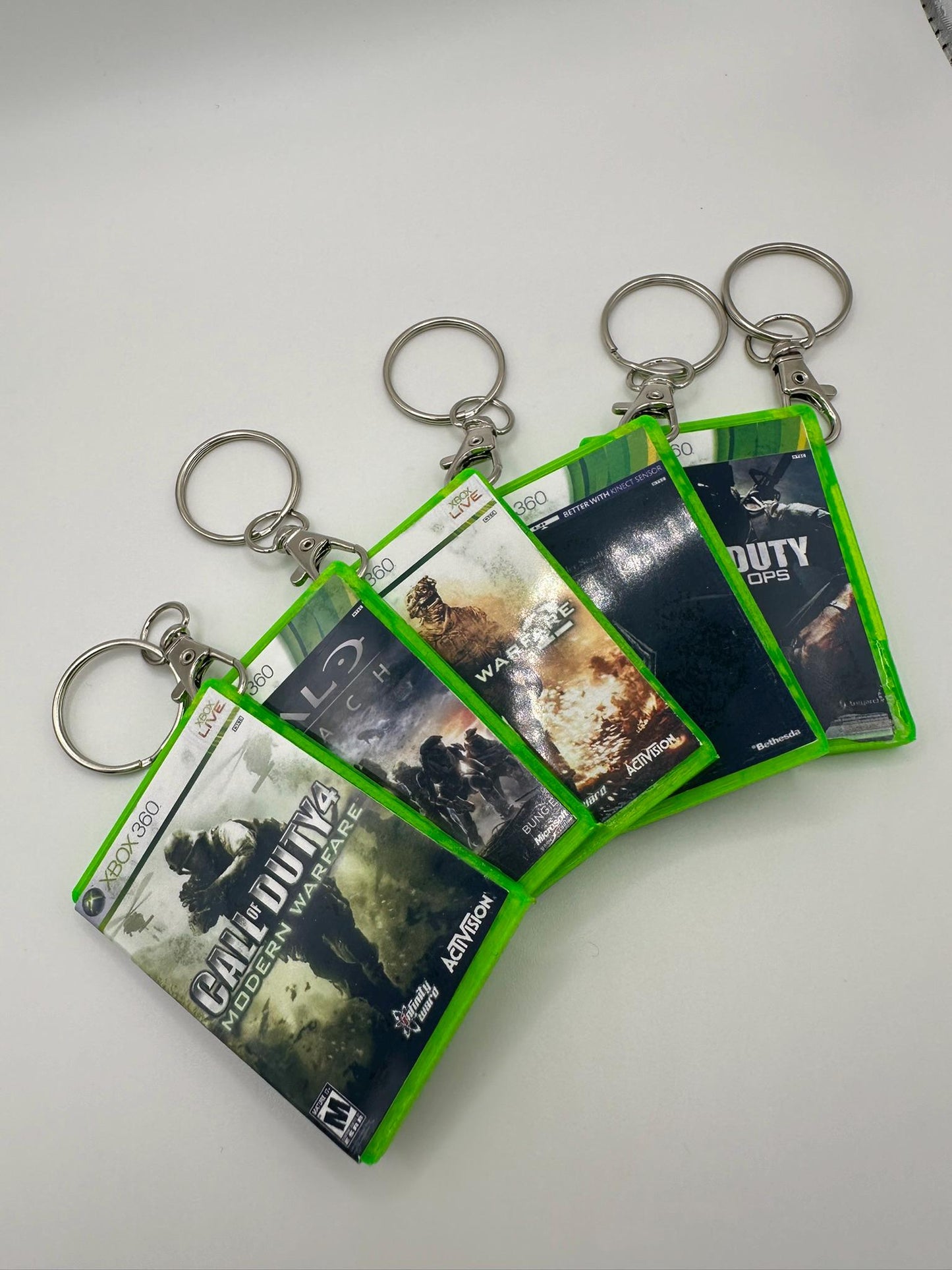 🎮 Personalised Mini Xbox 360 / Xbox One Game Case Keyring - Pick your Favourite Games!